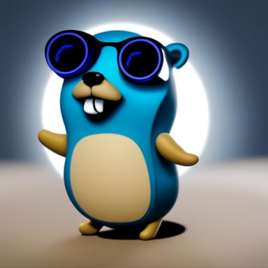 Go Blue Gopher from Montana, USA talks about HTML with lasers coming out of its eyes.