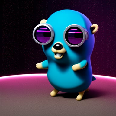 Go Blue Gopher from Montana, USA talks about HTML with lasers coming out of its eyes.