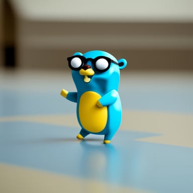 Go Blue Gopher enjoys 3D printing.