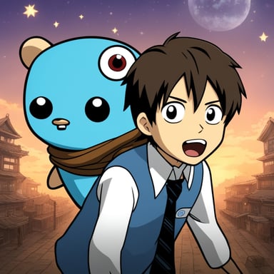 Anime like Go Blue Gopher, keeping Attack on Titans in mind, please.