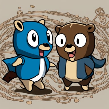 Anime like Go Blue Gopher, keeping Attack on Titans in mind, please.