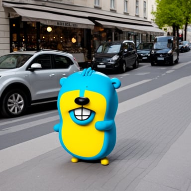 Go Blue Gopher in Innsbruck, Austria.