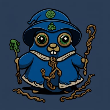 Go Blue Gopher in a Cthulhu theme