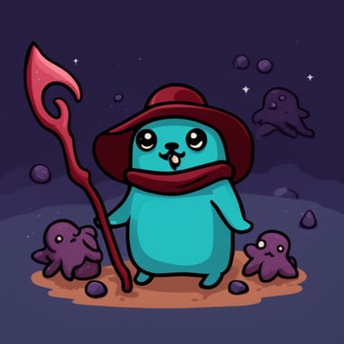 Go Blue Gopher in a Cthulhu theme