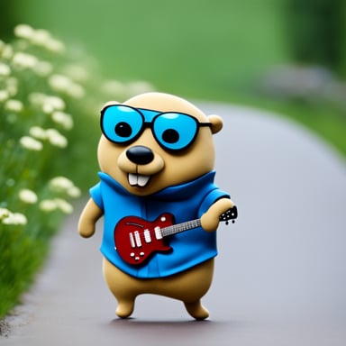 Go blue gopher loves rock and roll.