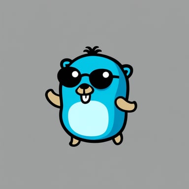 Israeli colored Go Blue Gopher