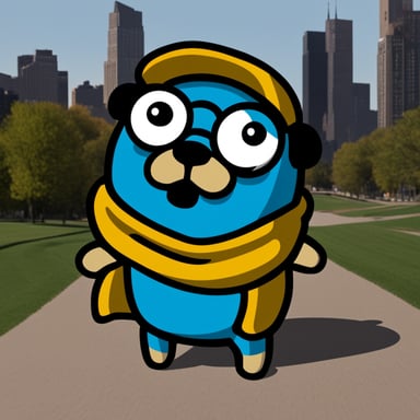 Go Blue Gopher as Big Pug