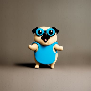 Go Blue Gopher as Big Pug