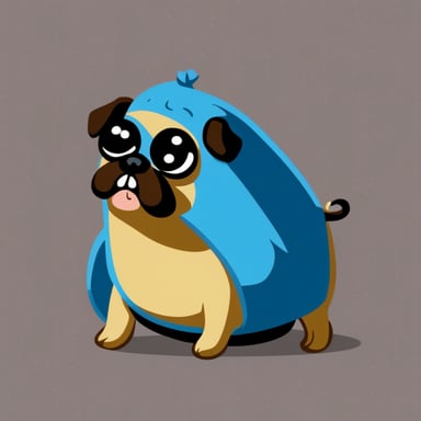 Go Blue Gopher as Big Pug