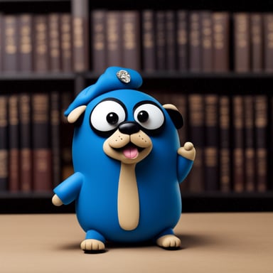 Go Blue Gopher as Vilnius Pug