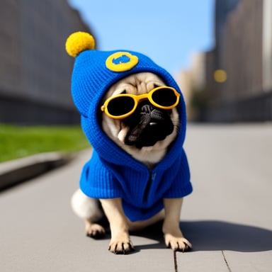 Go Blue Gopher as Vilnius Pug