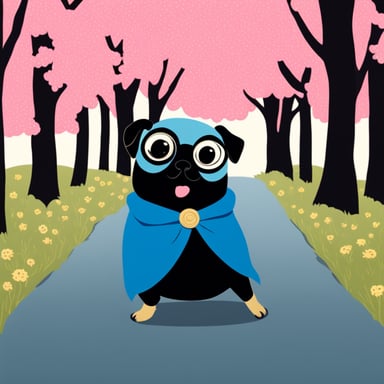 Go Blue Gopher as Lady Pug named Livi.