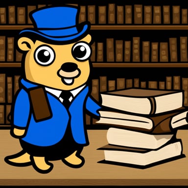 Go blue gopher as Sherlock Holmes