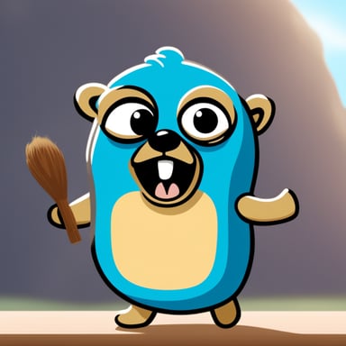 Go Blue Gopher seems like Nicolas Cage with maximum realism and 4k.