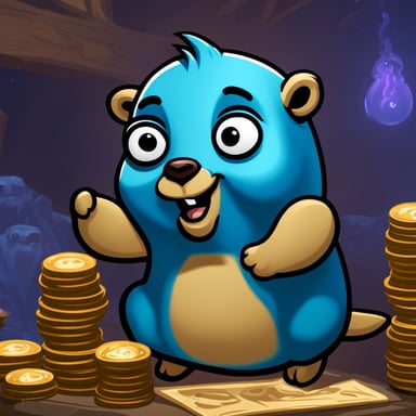Go Blue Gopher playing Hearthstone, the Blizzard card game.