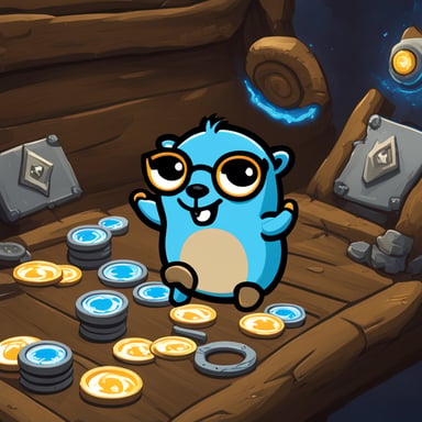 Go Blue Gopher playing Hearthstone, the Blizzard card game.