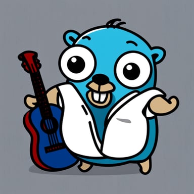 Go Blue Gopher doing jiu jitsu, choking a bug.