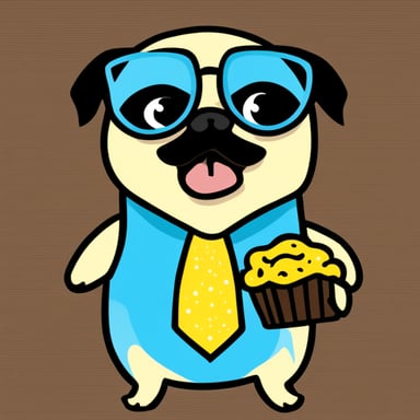 Go Blue Gopher as Livi the pug girl