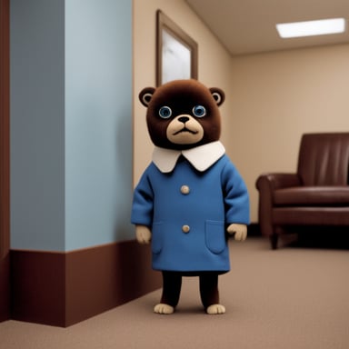 Go Blue Gopher as Jack Nicholson in The Shining movie scene 'Hey Johnny.'