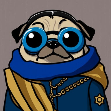 Go Blue Gopher as Livi the female pug.