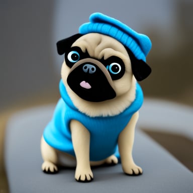 Go Blue Gopher as Livi the female pug.