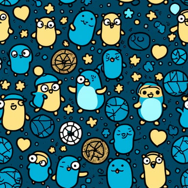 Make a Go Blue Gopher with Swedish icons.