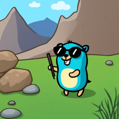 Go blue gopher as a security-savvy gopher