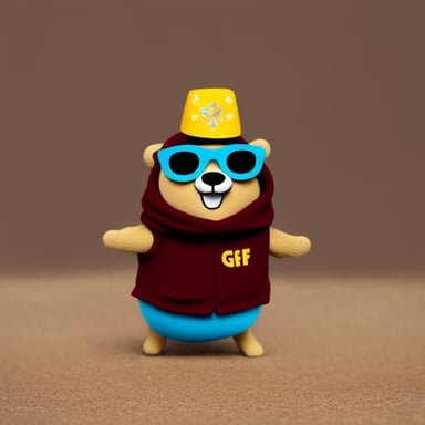 Go blue gopher as ABBA gopher.