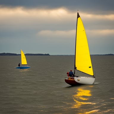 Go blue gopher sailing
