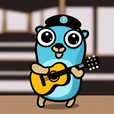 Go Blue Gopher as a musician.
