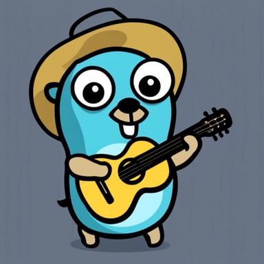 Go Blue Gopher as a musician.
