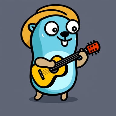 Go Blue Gopher as a musician.