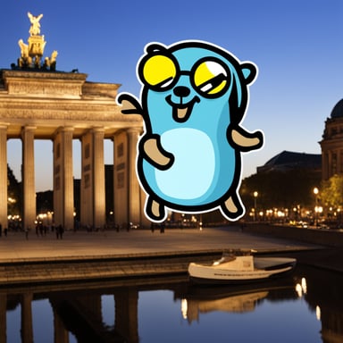 Go Blue Gopher in Berlin