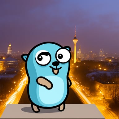 Go Blue Gopher in Berlin