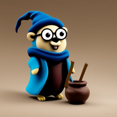 Go Blue Gopher as Harry Potter