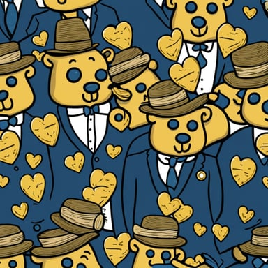 Happy go blue gophers got married.