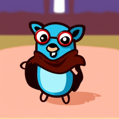 Go Blue Gopher as Bat Gopher