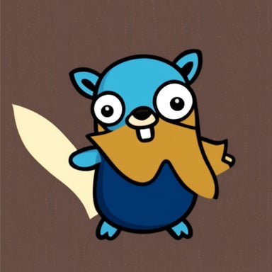 Go Blue Gopher as Bat Gopher