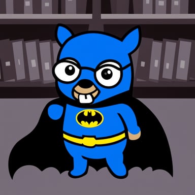 Go Blue Gopher as Batman