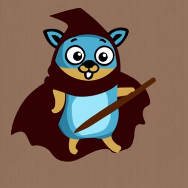 Go Blue Gopher as Bat