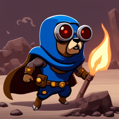 Go Blue Gopher as Doom Guy