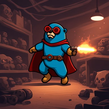 Go Blue Gopher as Doom Guy