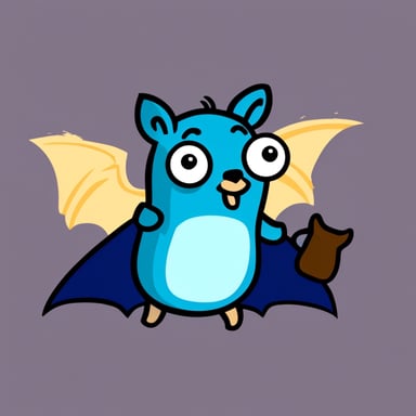 Go Blue Gopher as Bat