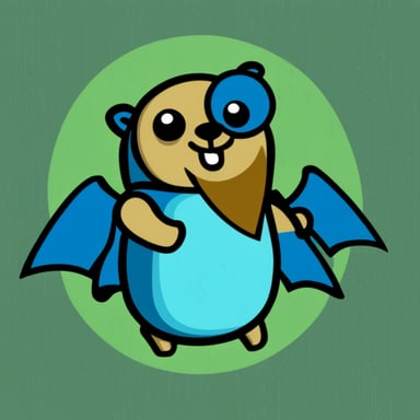 Go Blue Gopher with a Reddit logo.