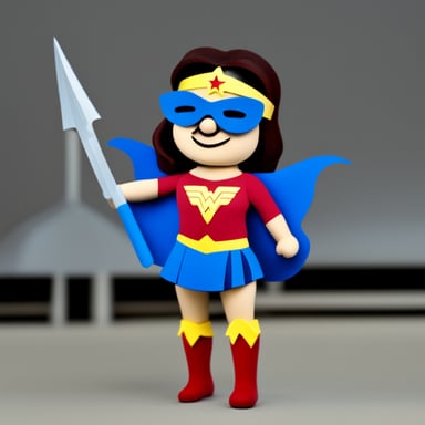 Go Blue Gopher as Wonder Woman