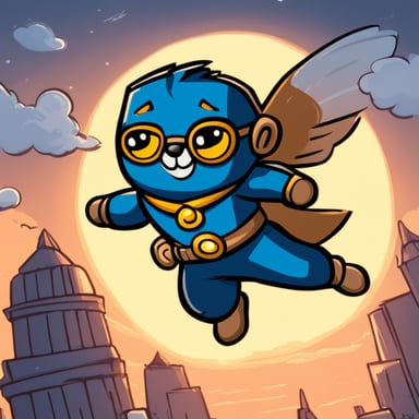 Go Blue Gopher, akin to Zeus, has the ability to soar through the skies and wield thunder. His physique is robust and unusually muscular. Despite his fierce and potent appearance, Go Blue Gopher's character is versatile and welcomes various interpretations.