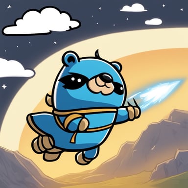 Go Blue Gopher, akin to Zeus, has the ability to soar through the skies and wield thunder. His physique is robust and unusually muscular. Despite his fierce and potent appearance, Go Blue Gopher's character is versatile and welcomes various interpretations.