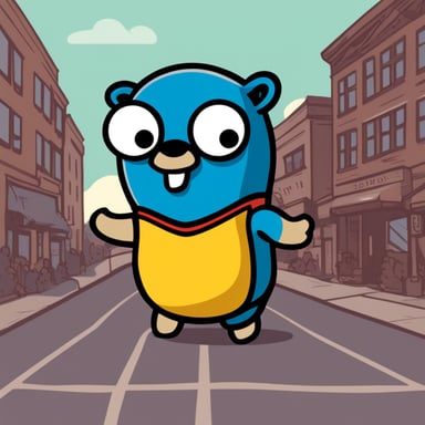 In the town, the Go Blue Gopher became a beloved figure.