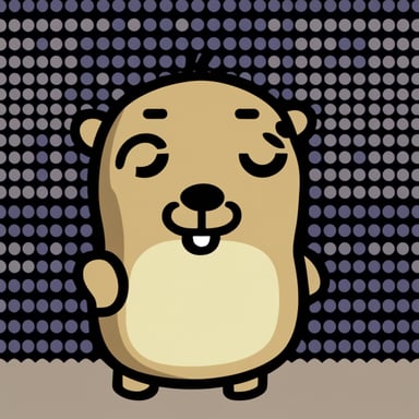 Create Go Blue Gopher in C64 style, using just 16 colours at a resolution of 160 x 200.