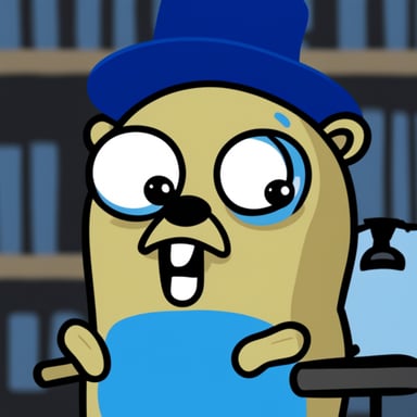 Go Blue Gopher is crying.
